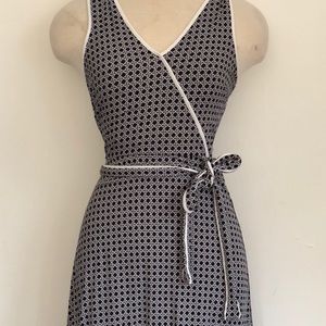Ann Taylor Sleeveless Cane Print Dress XSP